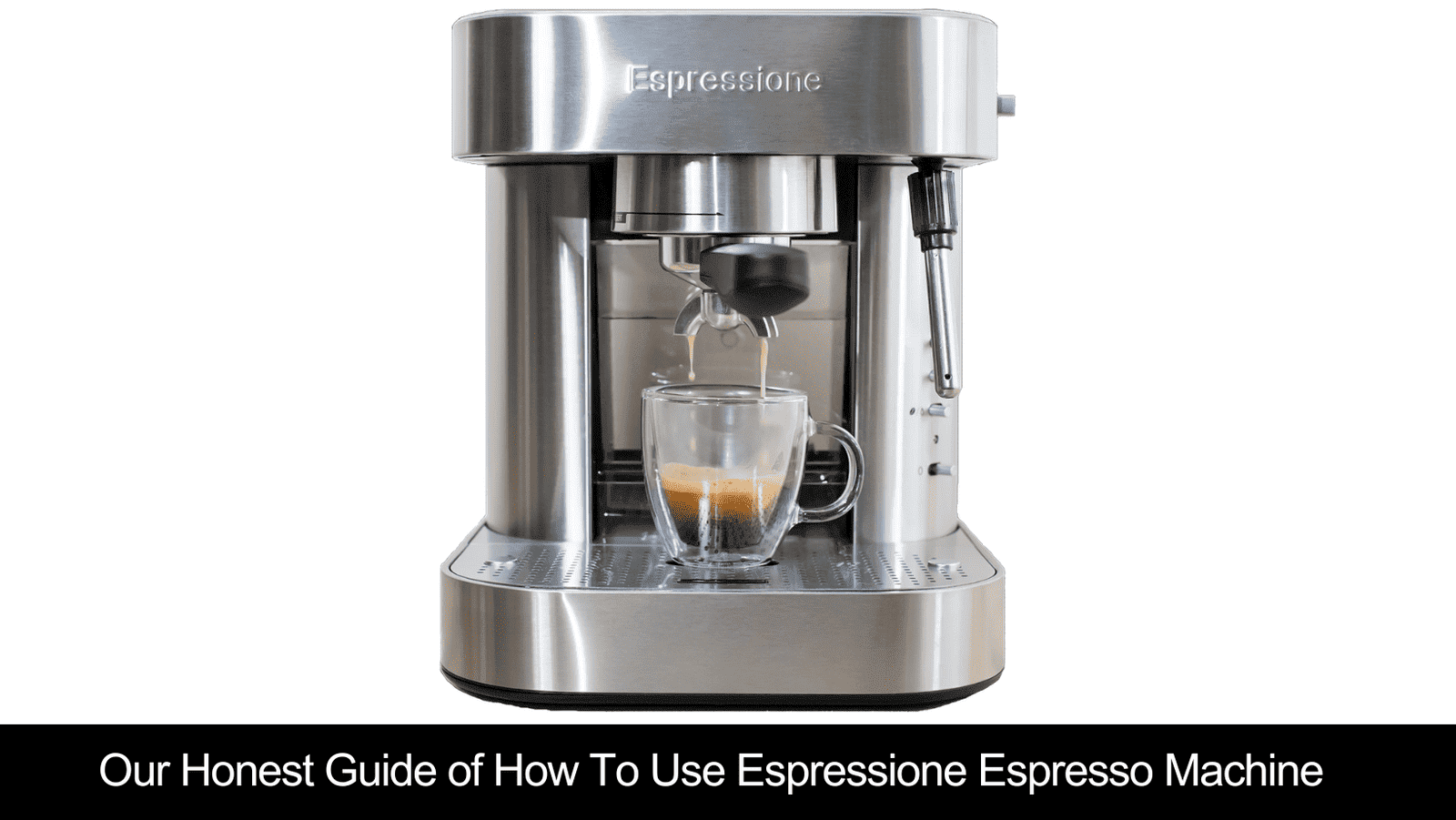How To Use Espressione Espresso Machine